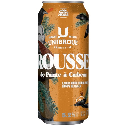 Unibroue Beer 5.2% Alcohol Autre Chose Red 4 x 473 ml (cans)