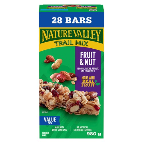 Nature Valley Trail Mix Granola Bars Fruit And Nut 28 Count 980 g