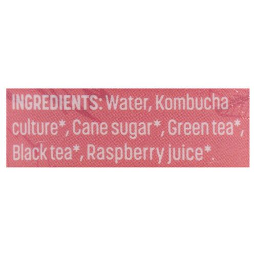 Bucha Brew Can Kombucha Raspberry 355 ml