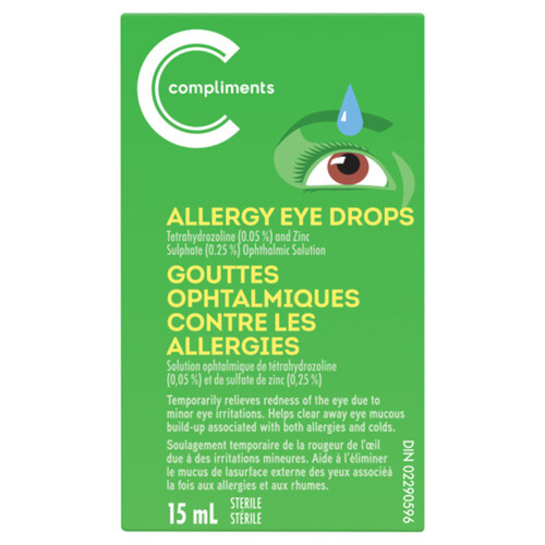 Compliments Allergy Eye Drops 15 ml