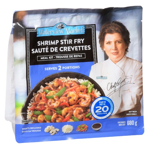 Waterview Market Frozen Stir Fry Entree Chef Lynn Shrimp 680 g