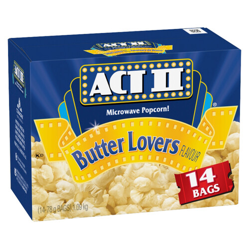 Act II Popcorn Butter Lovers 1.092 kg