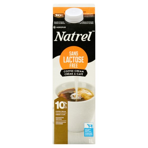 Natrel Lactose-Free 10% Coffee Cream 1 L