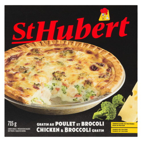 St-Hubert Frozen Chicken And Broccoli Gratin 715 g