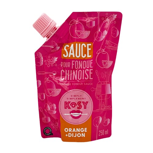 Simply Kosy Fondue Sauce Orange Dijon 250 ml