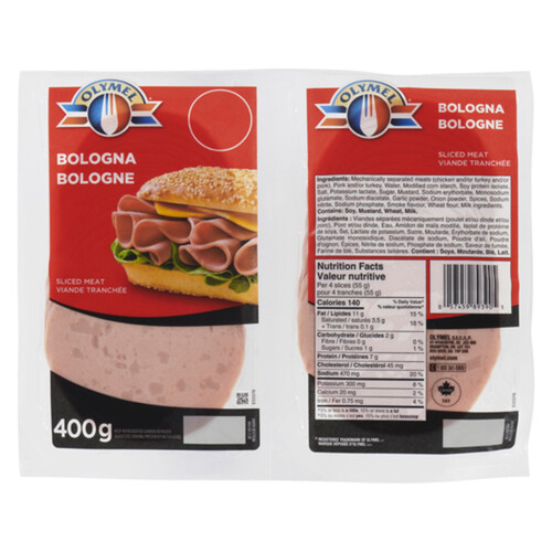 Olymel Duo  Sliced Meat  Bologna 400 g