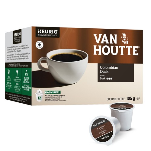 Van Houtte Coffee Pods Colombian Dark Roast 12 K-Cups 105 g