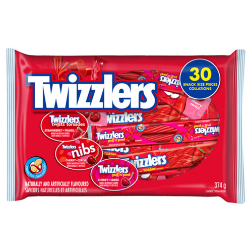 Hershey's Peanut-Free Twizzlers Strawberry & Cherry 30 Pieces 374 g