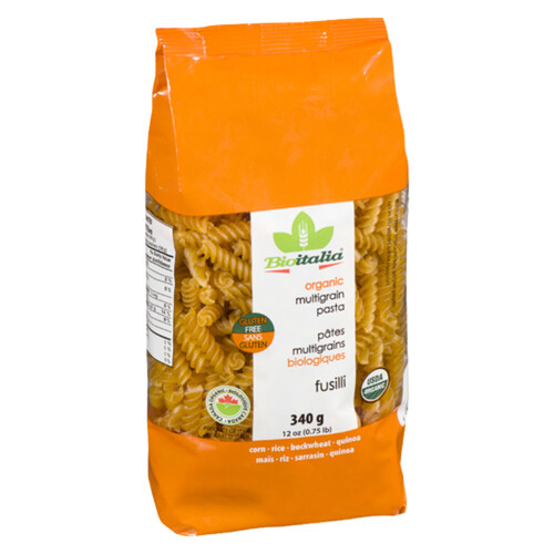 Bioitalia Gluten-Free Organic Multigrain Pasta Fusilli 340 g