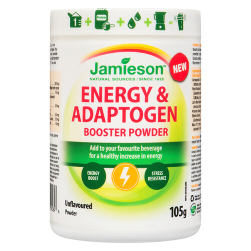 Jamieson Nutritional Supplements Energy & Adaptogen Booster Powder 105
