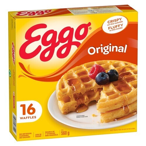 Kellogg's Eggo Frozen Waffles Original 560 g