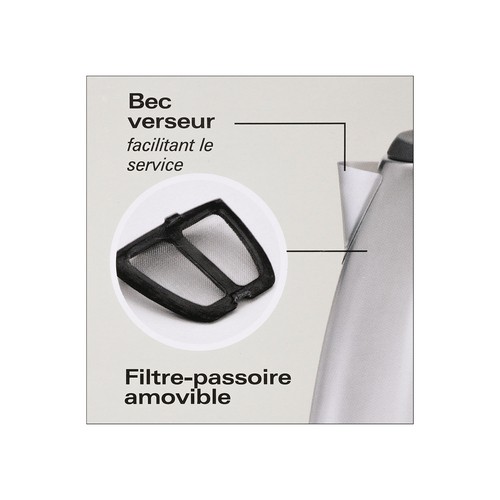 Hamilton Beach Electric Kettle Stainless Steel 1.7 L