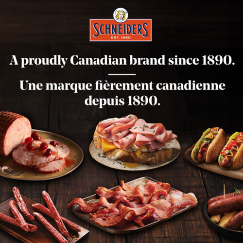 Schneiders 50% Less Salt Bacon Hickory Smoked 375 g