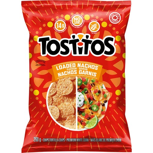 Tostitos Tortilla Chips Loaded Nachos Flavour 260 g