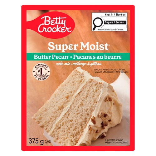 Betty Crocker SuperMoist Cake Mix Butter Pecan 375 g