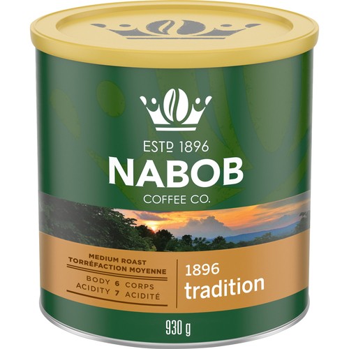 Nabob Ground Coffee 1896 Tradition Medium Roast Fine 930 g