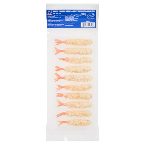 Heiwa Frozen Tempura Shrimp Shellfish Unprepared 12 EA