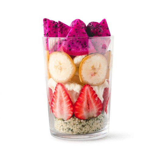 Evive Frozen Smoothie Cubes No Added Sugar Banana Strawberry Dragonfruit 405 g