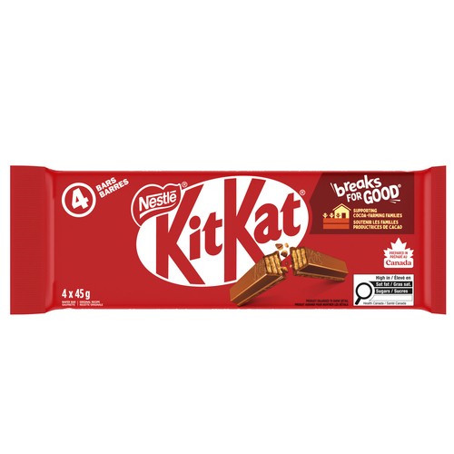 Kit Kat Wafer Bars Milk Chocolate 4 x 45 g