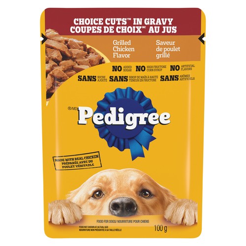 Pedigree Wet Dog Food Choice Cuts In Gravy Grilled Chicken 100 g