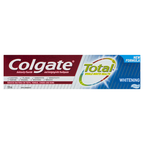 Colgate Total Whitening Toothpaste 120 ml