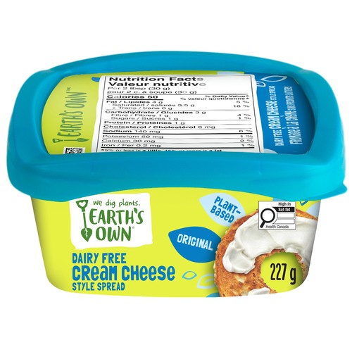 Earth's Own Dairy-Free Cream Cheese Style Spread 227 g