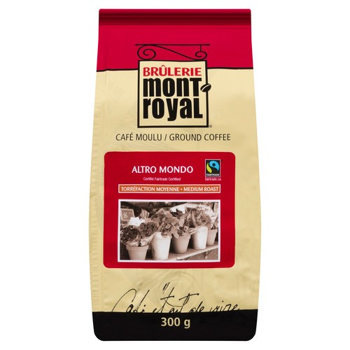 Brulerie Mont-Royal Altro Mondo Medium Roast Ground Coffee 300 g