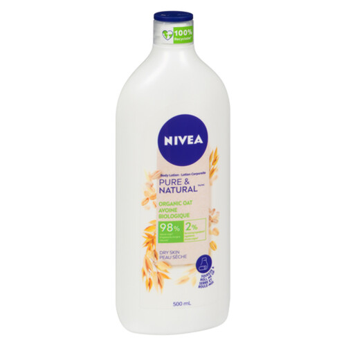 Nivea Pure And Natural Oat Body Lotion 500 ml