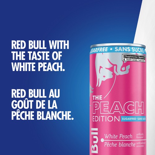 Red Bull Sugar-Free Energy Drink The Peach Edition White Peach 250 ml (can)