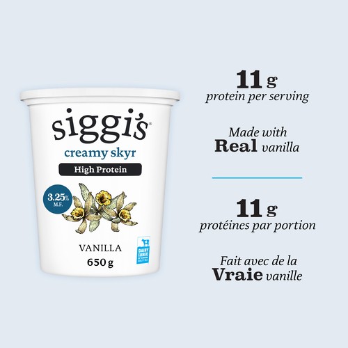 Siggi's Skyr Yogurt 3.25% Vanilla 650 g