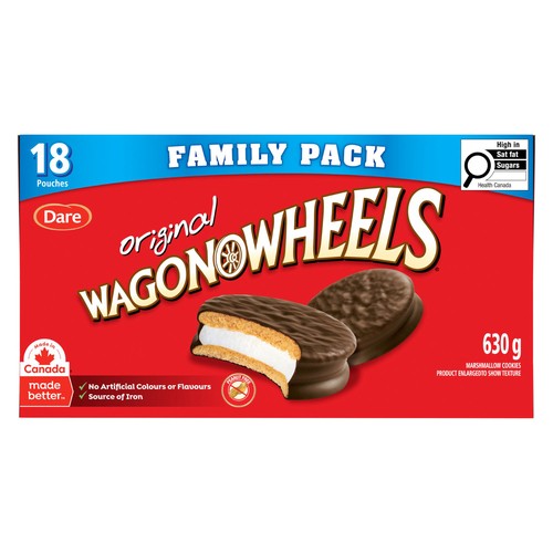 Dare Peanut-Free Wagon Wheels Original Coated Chocolate 630 g