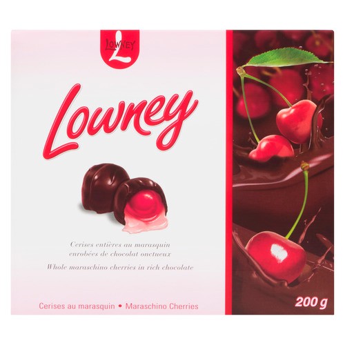 Lowney Chocolate Maraschino Cherries 200 g