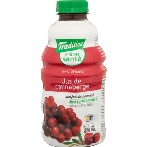 Tradition Health Vision Juice Cranberry 950 ml