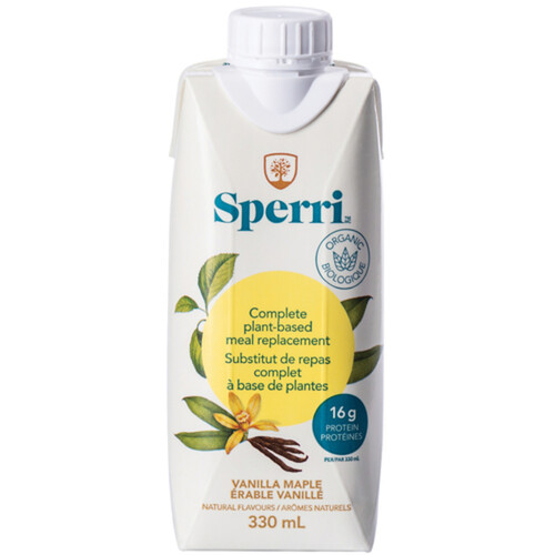 Sperri Plant Based Meal Replacement Vanilla Maple 330 ml