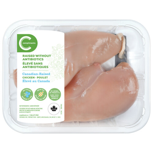 Compliments Naturally Simple Chicken Breasts Boneless Skinless 2 Count