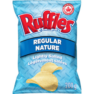 Ruffles Potato Chips Regular Lightly Salted 200 g