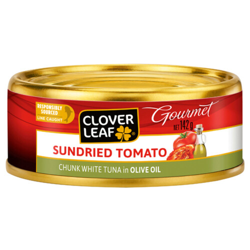 Clover Leaf Chunk White Tuna In Olive Oil Sundried Tomato 142 g