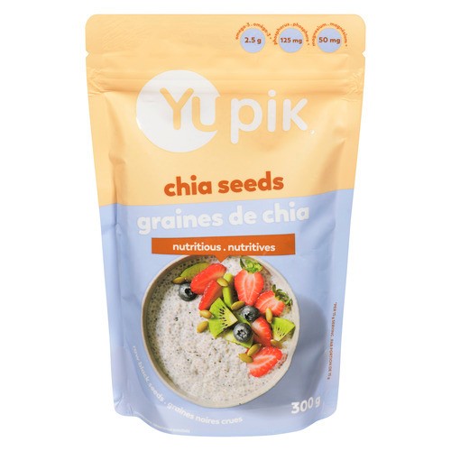 Yupik Chia Seeds Nutritious Raw Black Seeds 300 g