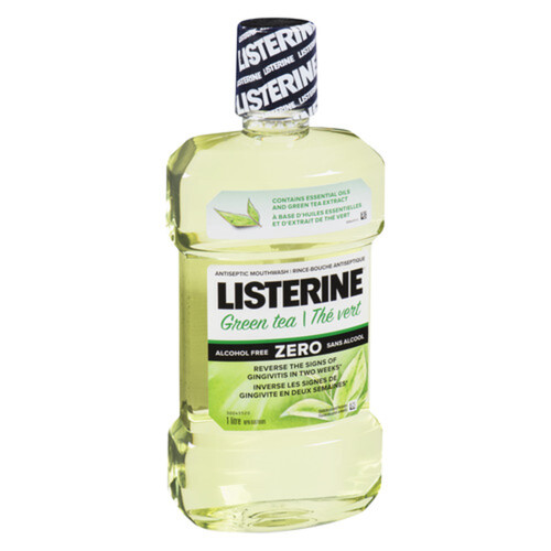 Listerine Mouth Wash Green Tea Zero 1 L