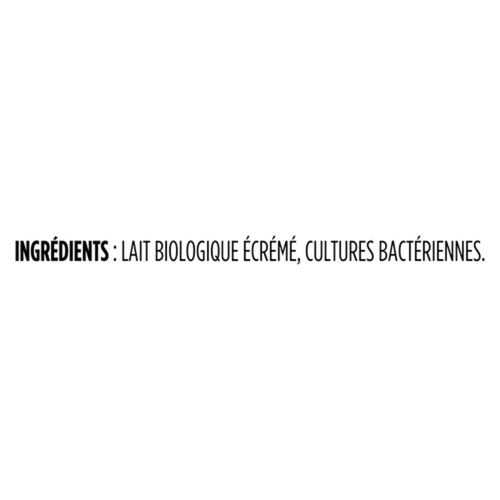 Liberté Organic Palin 0% Greek Yogurt 500 g