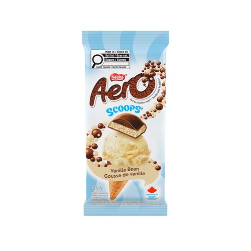 Nestlé Aero Chocolate Bar Vanilla Bean 105 g