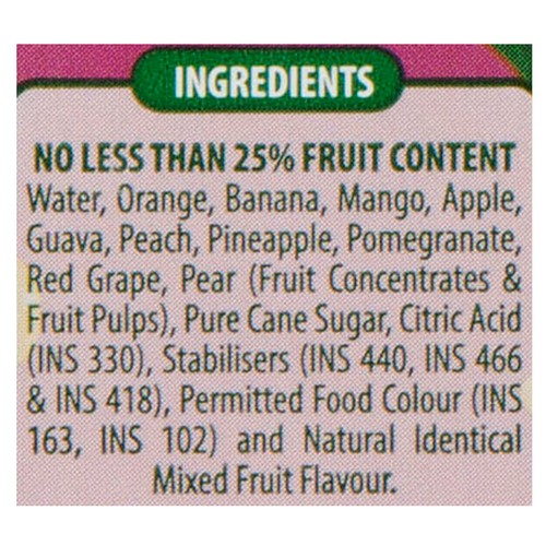 Sherbon Juice Drink Mixed Fruit Cocktail 1 L