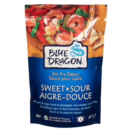 Blue Dragon Stir Fry Sauce Sweet & Sour 140 ml
