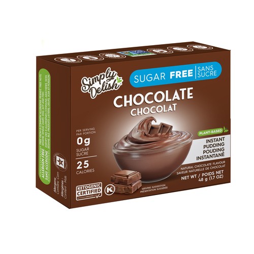 Simply Delish Sugar-Free Instant Pudding Chocolate 48 g