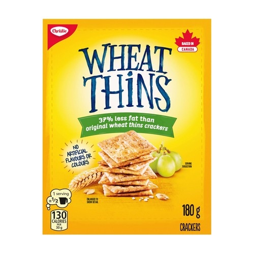 Wheat Thins 37% Less Fat Crackers 180 g