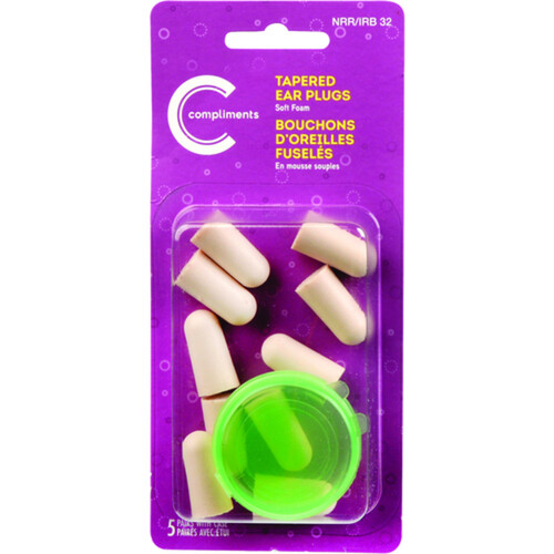 Compliments Tapered Ear Plugs