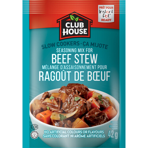 Club House Slow Cookers Seasoning Mix Beef Stew 42 g