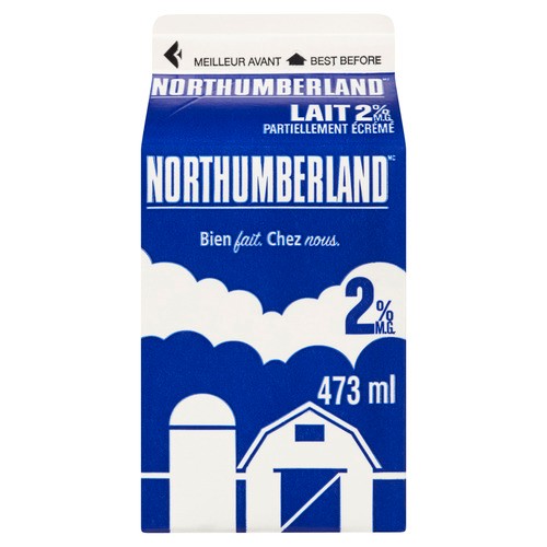 Northumberland 2% Milk Partly Skimmed 473 ml