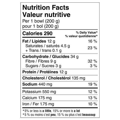 McCain 5 Minute Breakfast Bowl Potato Egg and Veggie 200 g
