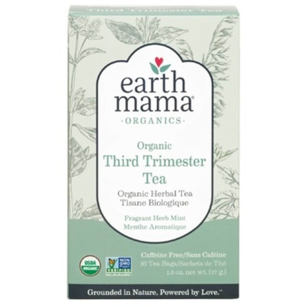 Earth Mama Organic Herbal Tea Third Trimester 16 EA - Voilà Online ...